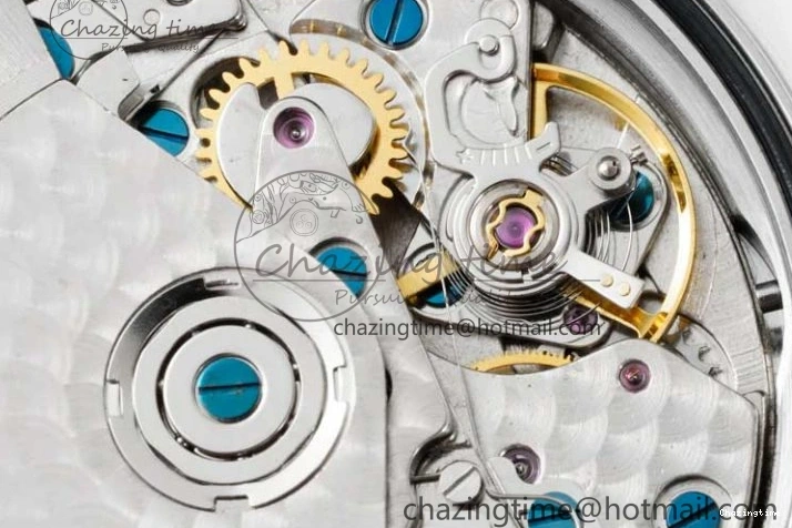 0111 Breathable Speedmaster Racing Master SS HKF Best Edition White Dial on Black Rubber Strap A 7815